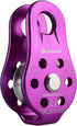 JEELAD Aluminum Alloy 26kN Climbing Pulley - Single Sheave Rescue Pulley for Hauling Outdoor Zipline Rigging