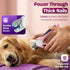 Trimmer Flexzion Pet Nail Clippers for Dogs & Cats - Stainless Steel Blade Cat Nail with Stored Nail File, Safety