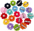 PET SHOW 10 Pairs Flower Small Dogs Hair Bows - 10 Colors with French Barrette Hair Clips