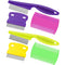 6 Pieces Pet Lice Combs for Dog Grooming, Flea Comb and Tear Stain Comb in Pink, Green, Purple, Yellow