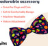 Huxley & Kent Bow Tie for Pets | Summer Icons (Small) | Velcro Bow Tie Collar Attachment for Dogs & Cats