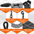 Six Dog Leash, 6 Way Leash for Dogs, 360 Swivel No Tangle Walking Leash with Reflective for 6 Dogs (Grey)