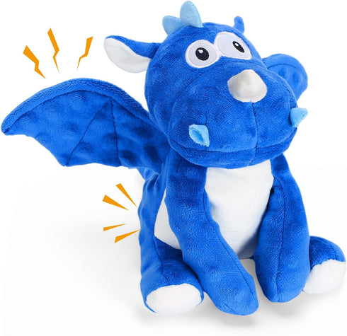 loncoldy Plush Dog Toys, Tough Chew Toys for Dogs, Crinkle Stuffed Squeaky Toy for Small Medium Large Breed