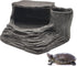 Tfwadmx Turtles Basking Platform, Reptile Habitat Hiding Cave for Frogs, Newts, Snakes, Chameleons