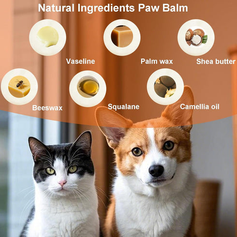 2 oz Paw Balm Dogs Lick Safe Dog Nose Balm for Dry Nose, Dog Paw Protector and Healing for Dry, Cracked Feet and Nose