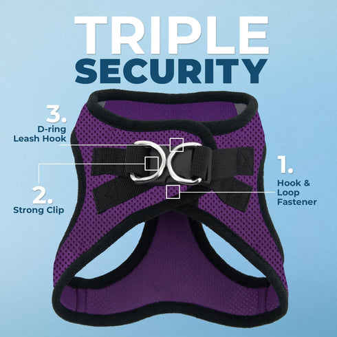 Voyager Step-in Air Dog Harness, All Weather Mesh, Reflective, No Pull Harness for Small, Medium Dogs, Cats - XL,