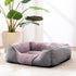 MIXJOY Dog Beds for Medium Dogs, Washable Orthopedic Rectangle Bed, Soft Rabbit-Velvet Cozy Cuddler with Anti-Slip