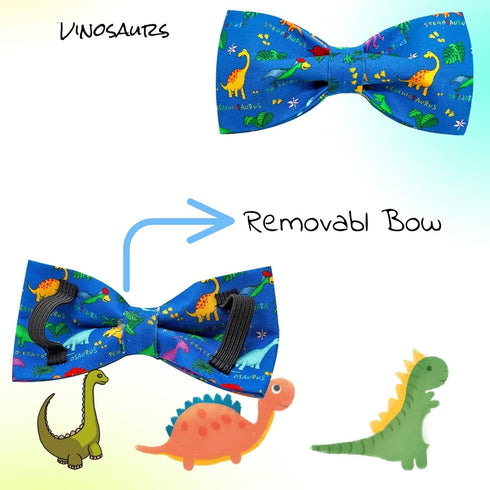 Elegant Little Tail Dog Collar - Soft Adjustable Bow Collar for Small Medium Large Dogs