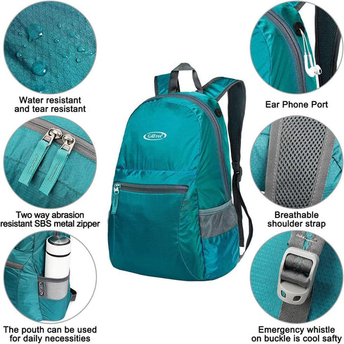 G4Free 20L Lightweight Packable Backpack - Travel Hiking Daypack for Men and Women