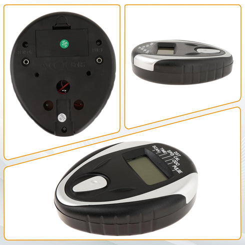 Universal Monitor Speedometer LCD with Heart Rate Measurement, Easy to Install Replacement Parts for Exercise Bikes