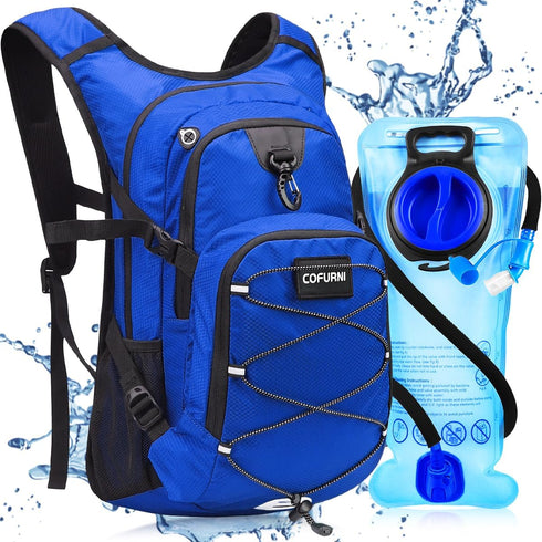 Hydration Backpack 20L with 2L Water Bladder, Large Storage Hiking Daypack for Men Women, Lightweight Insulation