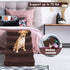 Topmart 5 Tiers Plastic Dog Stairs, Non-Slip Steps for Couch/Bed, Ideal for Old/Injured Dogs and Cats