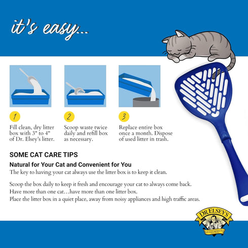Dr. Elsey’s Premium Clumping Cat Litter - Ultra, 99.9% Dust-Free, Low Tracking, Unscented & Natural Ingredients
