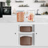 4.2Qt 2Pack 1 1 LEAWALK Airtight Dog Cat Food Storage Container and Dog Treat Containers BPA-Free, PET Clear Stackable