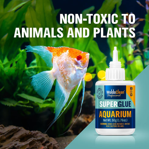 Aquarium Super Glue for Mosses and Plants, 50g for Freshwater and Saltwater Aquariums