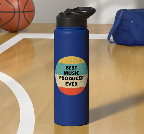Music Producer Shirts & Gifts Music Producer Stainless Steel Insulated Water Bottle