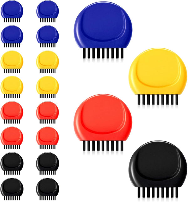 Nuanchu Pocket Golf Club Groove Brush - Mini Golf Club Cleaner Tool for Cleaning Golf Heads, Balls, Shoes, Black, Red,