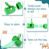 50 Pack Zhehao Dog Poop Bag Holder Bulk for Leash with Clip, Preloaded Waste Dispenser, Portable Walking Accessories