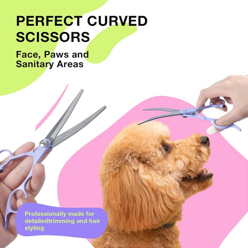 9mm etopia Professional Dog Clippers for Grooming, Low Noise Electric Quiet Dog Grooming Kit, Rechargeable Cordless Dog
