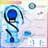 Hydration Backpack with 2L Bladder - Water Pack for Raves, Hiking, Cycling, Climbing, Running, Camping