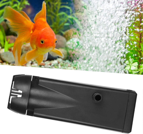 TOPINCN External Wall Mounted Aquarium Oil Skimmer Filter, Hanging Filter for Removing Oil Film from Water