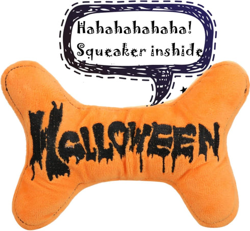 JPB Halloween Dog Toys, 3 Pack, Squeaky Toy for Small Dogs