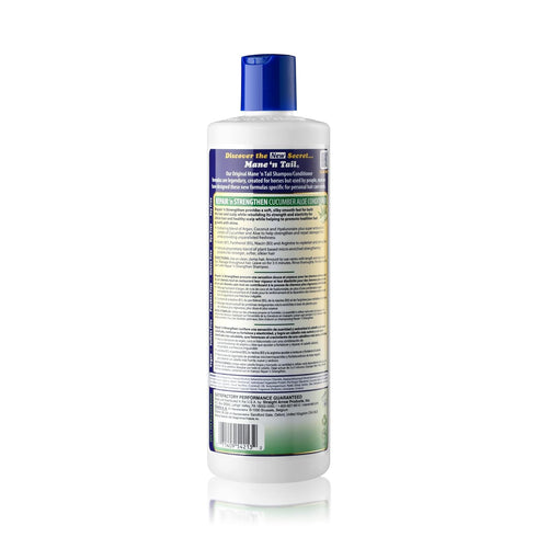 (20 Oz Mane 'n Tail Repair 'n Strengthen Shampoo & Conditioner Each) Cucumber & Aloe, Sulfate & Paraben Free, Vegan