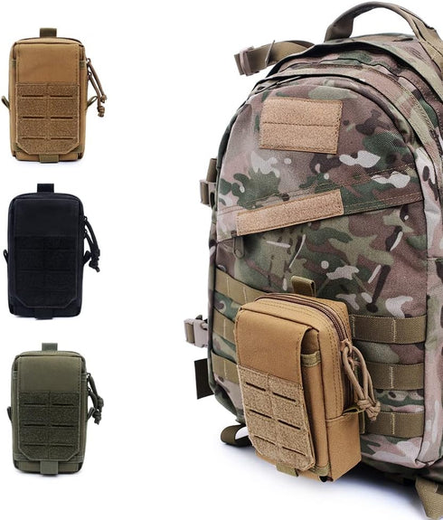 Atwilltap Tactical Molle EDC Pouch Cellphone Pouch Holder Utility Gadget Organizer Bag
