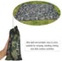 Waterproof Camping Tarp, Lightweight Compact Tent Tarp, Multifunctional Outdoor Pocket Blanket for Camping, Hiking