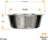 Neater Pet Brands Stainless Steel Dog and Cat Bowls - Extra Large Metal Food and Water Dish (12 Cup)
