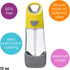 15oz b.box Tritan Kids Water Bottle - Kids Water Bottle w/Straw for School, Sports, Daycare - Leakproof - Ergonomic