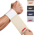 Athletic Wrist Support Wrap, Elastic Compression Band for Weightlifting, Workout, Breathable Compression