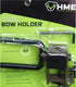 HME Durable Reliable Universally Mountable Hunting Tree Stand Bow Holder - 360 Fork Rotation