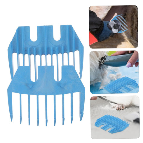 2pcs Electric Wool Shears Accessories - Goat Trimmer Electric Razor Shaver Guide for Sheep Grooming Clippers, Plastic