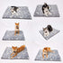 SEIS Reflective Pet Warm Mat, Winter Dog Sleeping Pad Flannel Cat Bed with Star Moon Design for Small Medium Large Dogs