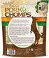 10 Count Pork Chomps Roasted Pork Skin Dog Chews, Ear Shapes