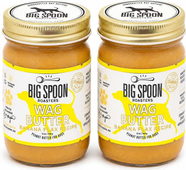 Big Spoon Roasters Wag Butter Banana Flax - Peanut Butter for Dogs
