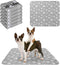 BEAUTYZOO 6 Pack Washable Pee Pads for Dogs, Reusable, Waterproof, Super Absorbent, Non-Slip Mats