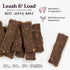 2 LB Bundle x Joy Leash & Load Beef Jerky for Dogs - Bag, Natural Superfood - Corn, Poultry, Soy & Grain Free Beef Dog