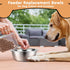 6 Pack Stainless Steel Dog Bowls - Metal Water Bowls, 6.9" Basic Pet Food Bowl for Large, Medium, Small Dogs, 30oz