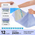 3D-Barrier 12 26"x30" 50 Counts 8 ZOMISIA Puppy Pee Pads for Dogs, Cups Absorb & Rise Puffy Gel-Wall Leak-Proof, + Pet