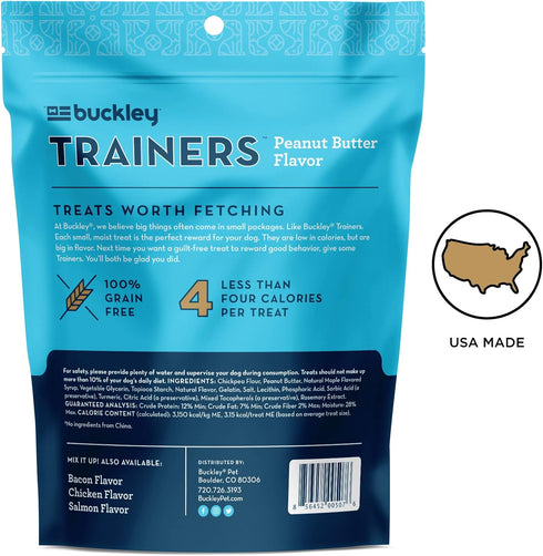 BIXBI Liberty Peanut Butter Dog Treats - Small, Low-Calorie Training Snacks