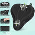Zacro Padded Gel Bike Seat Cushion Cover for Men & Women, Extra Padding Bicycle Saddle for Peloton/Spin Stationary