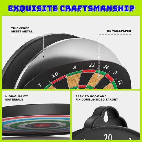 3-12 Magnetic Dart Board for Kids Indoor Outdoor Kids Games and Party Games, Christmas Birthday Gifts Toys for Boys Age