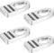 Zonon 4 Pcs Aluminum Kayak Seat Clips and Hooks, Replacement Kit for Kayak Seat Repair and Accessories
