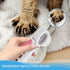WishLotus Pet Nail Clippers, Anti-Slip Splash Dog Clipper with Clear Baffle and Hide Nail File for Small Animals (Pink)