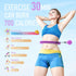 Weighted Hula Circle Hoops for Adults - Infinity Fitness Hoop for Weight Loss - 47 Inch