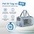 Pawaii Airline Approved Cat Carrier, Cat, Dog Carrier with ID Tag, Collapsible Pet Travel Carrier, Foldable, Protable