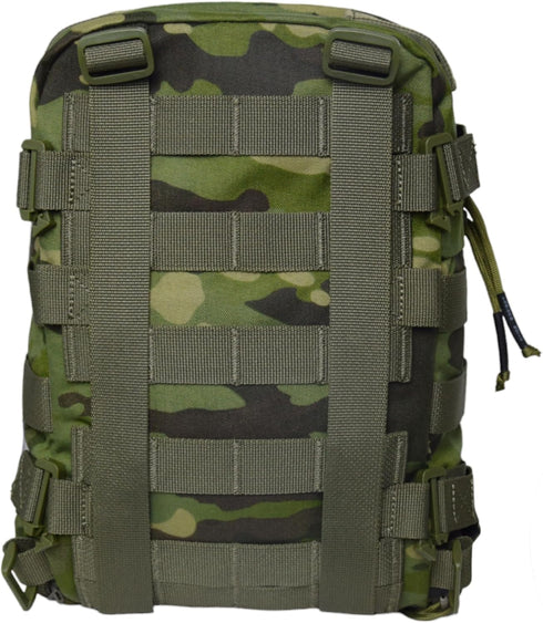 Tactical Hydration Backpack for 2L Bladder, Lightweight MOLLE Water Carrier for Hiking, Biking, Running