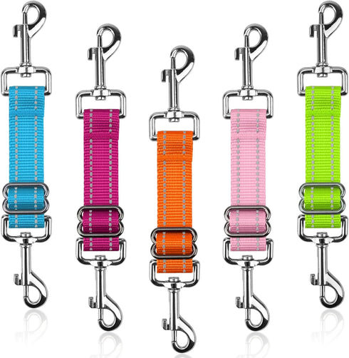 YUEPET Dog Safety Collar Clips 5 Pack, Adjustable Prong Collar Backup Clips for Dog Harness